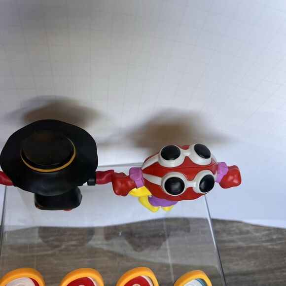 McDonalds CACTUS PLANT BIRDIE HAPPY MEAL TOY FIGURES CROCS KEYCHAIN LOT - Picture 8 of 10